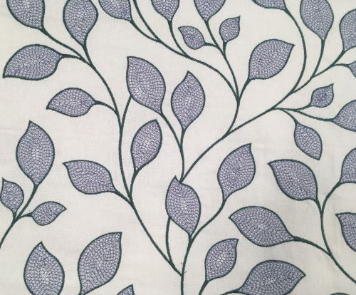 Cotton Tuck Embroidery with Grid Look