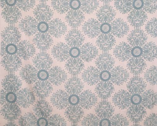 Beige Linen Embroidery Fabric