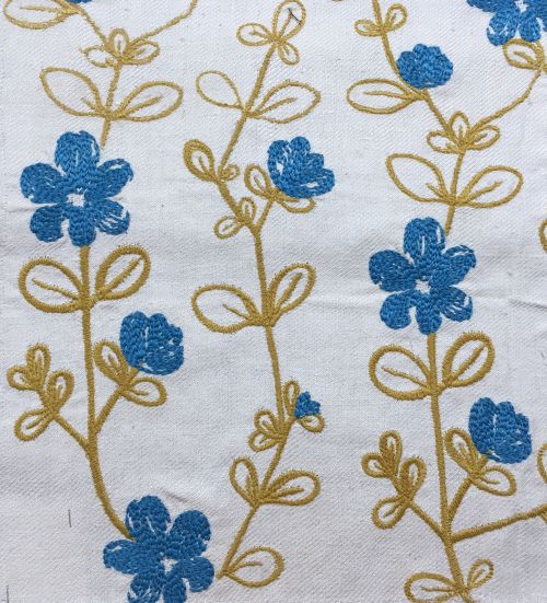 Silk Embroidery Fabric 290GMS