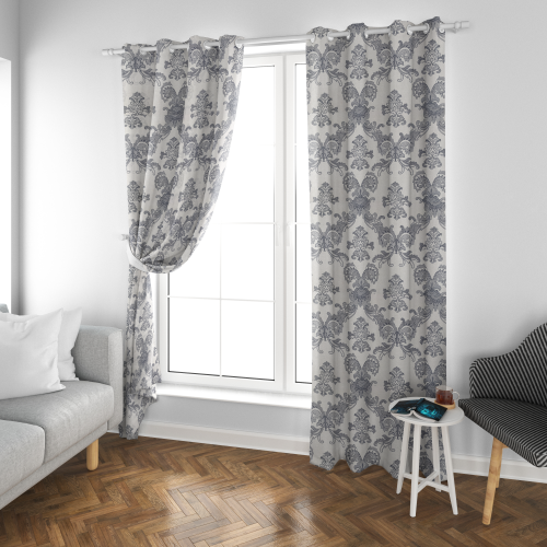 Elegant drapes by fabric exporter