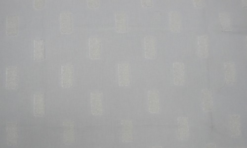 Poly Linen Blend with Thread Work