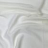 Plain white custom silk fabric