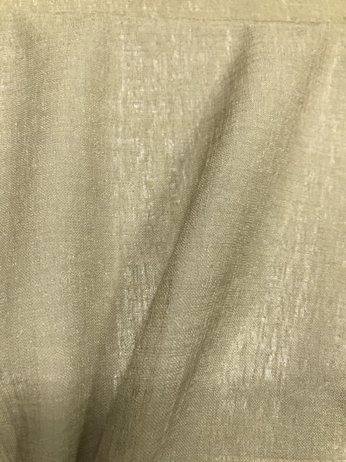 Plain Poly Jasmine Fabric White