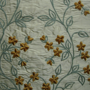 Botanical Cream Fabric with Vines