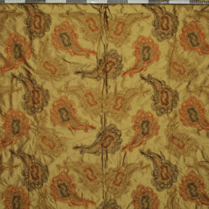 Paisley silk brocade fabric India