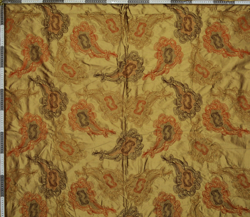 Paisley silk brocade fabric India