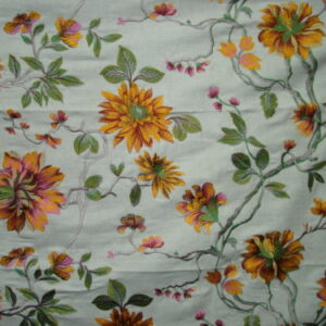 Elegant Paisley Design on Silk Net