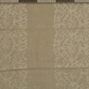 Beige floral stripe fabric pattern