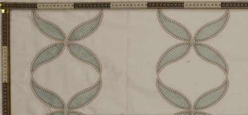 Paisley Floral Fusion on Silk Net