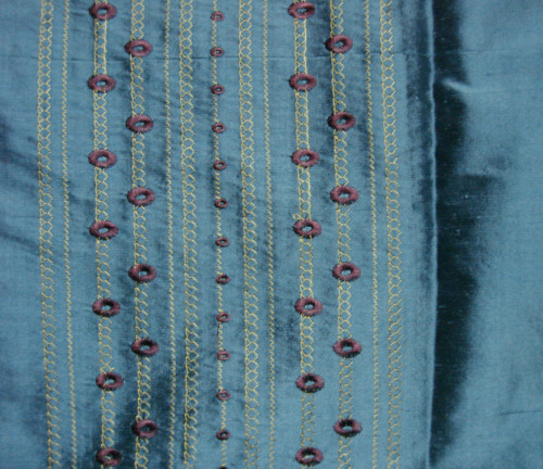 Delicate Border Pattern on Mesh