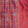 Ornate Border Design on Sheer Net