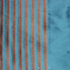 Soft Floral Border on Net Fabric