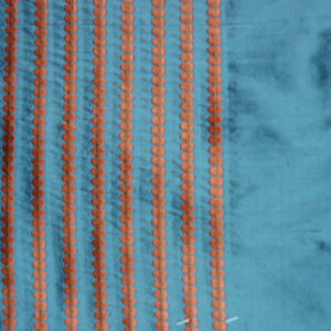 Soft Floral Border on Net Fabric