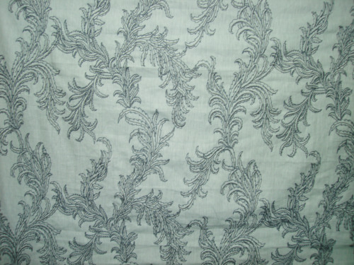 Mint Tone Silk with Fine Embroidery