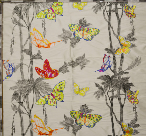Classic Embroidery Silk Fabric