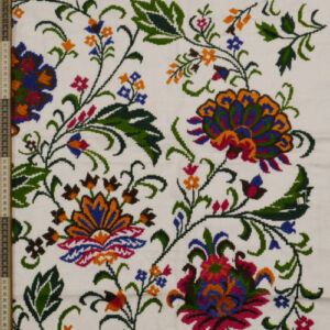 Silk-Inspired Jacquard Embroidery Panel