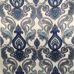 Palm Leaf Printed Custom Silk Fabric