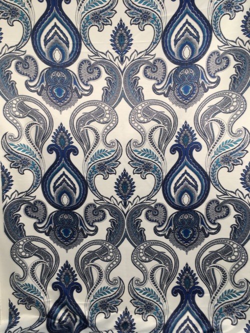Palm Leaf Printed Custom Silk Fabric