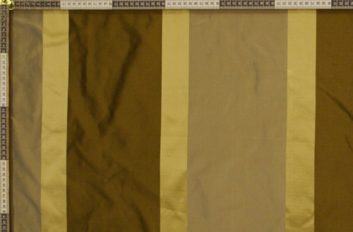 Floral embroidered beige silk fabric