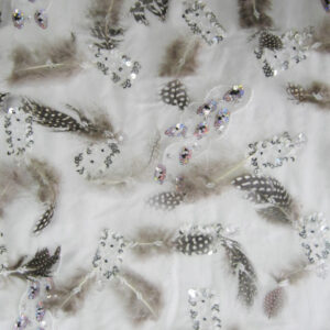 Vine Embroidery on Net