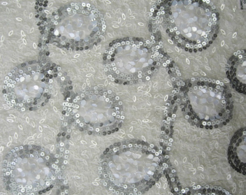 Embroidered Sequin Fabrics India