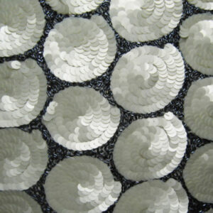 Paisley Motif on Soft Sheer Net