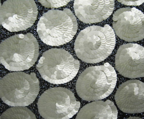 Paisley Motif on Soft Sheer Net