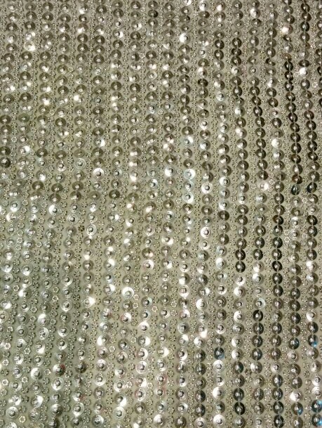 Georgette Embroidered Silk Fabric
