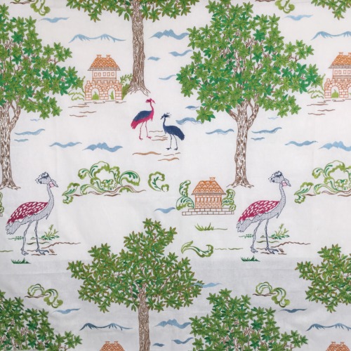 Scenic Embroidered Textile India