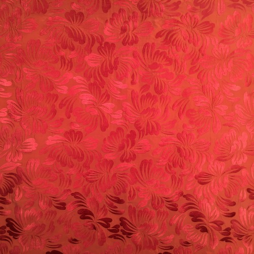 Silk Shantung Fabric with Design