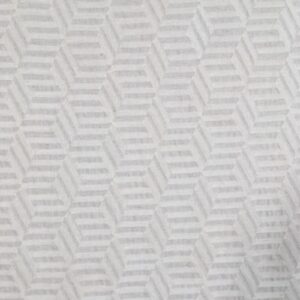 Poly Cotton Linen with Subtle Embroidery