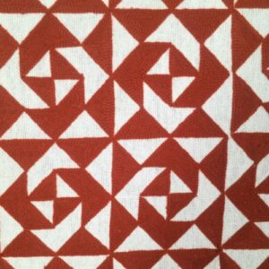 White Cotton Linen Embroidery Fabric