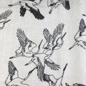 Linen Embroidery Fabric Soft Finish
