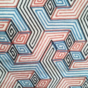 Poly Satin Whiteout Embroidery Fabric