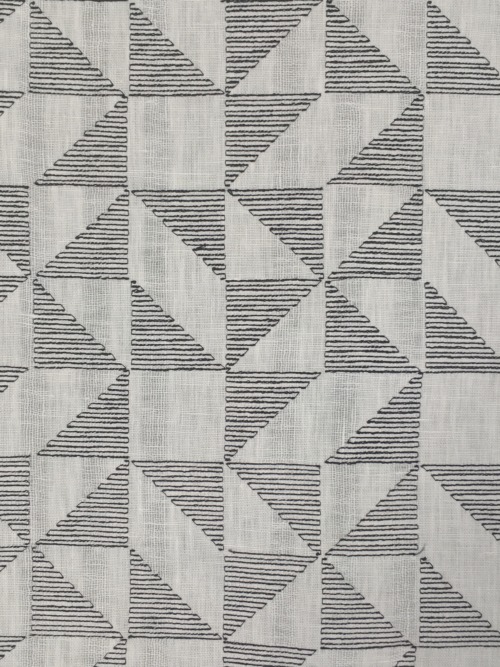Monochrome triangle fabric India