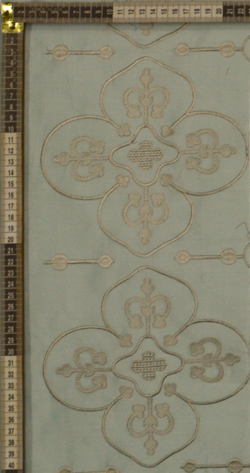 Modern Motif Print on Soft Net Fabric