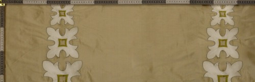 Linear Floral Motif on Sheer Fabric